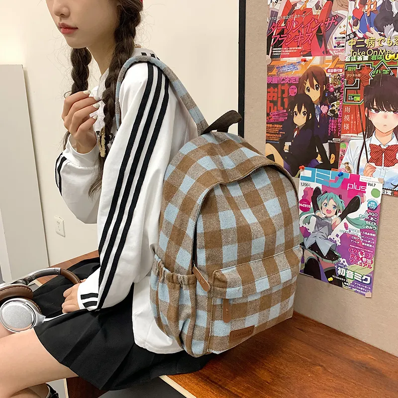 Yalu Nylon Backpack Unisex Multicolor-26