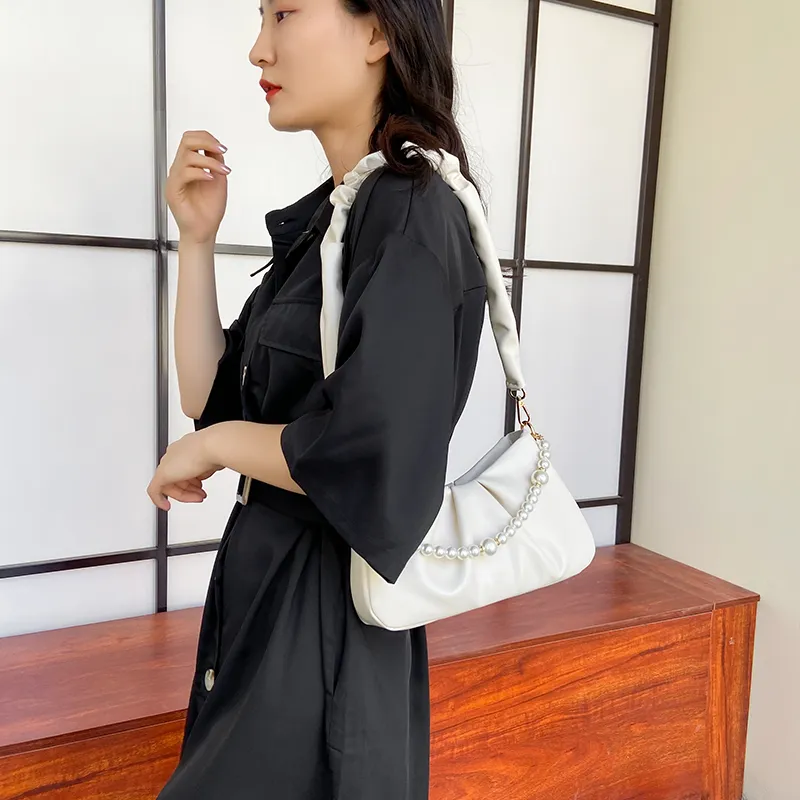 Yalu PU Crossbody Bag Regular Women's White/Ecru/Pink/Green/Black-13