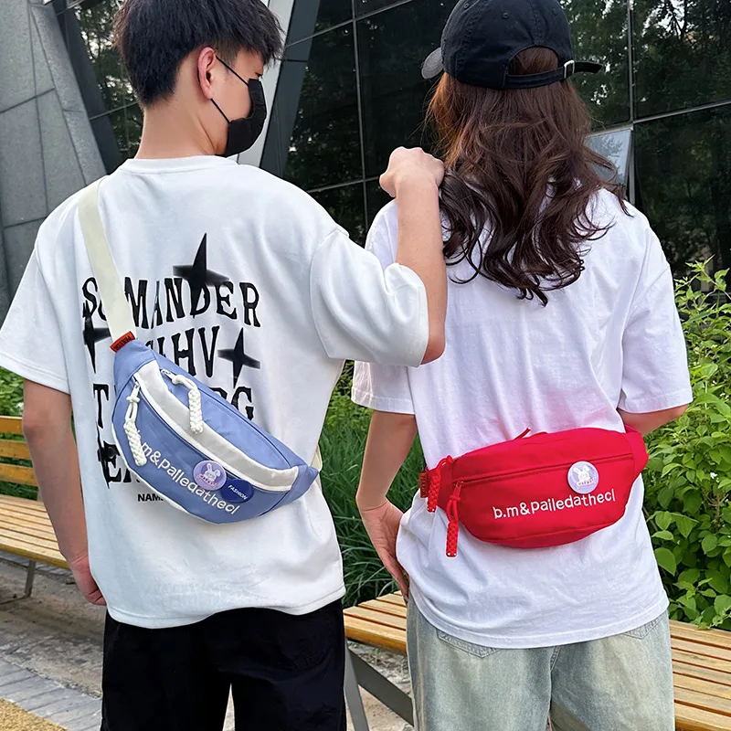 Yalu Nylon Sling Bag Regular Unisex Multicolor-13