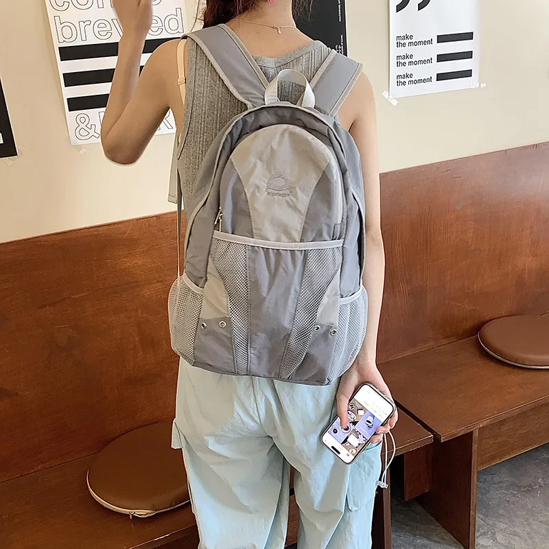 Yalu Nylon Backpack Unisex Multicolor-11