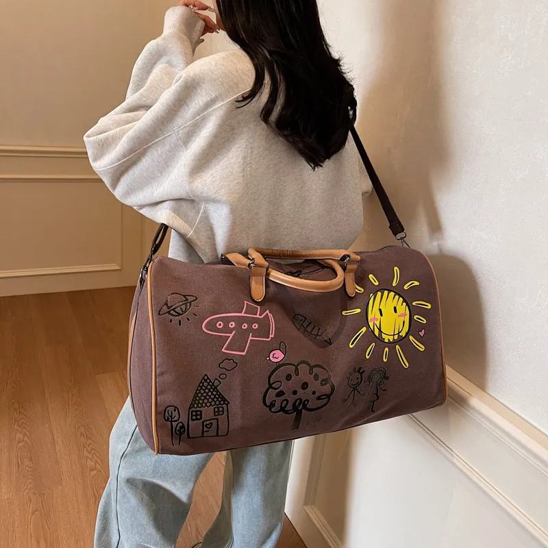 Yalu Nylon Portable Crossbody One Shoulder Travel Bag Unisex Multicolor-20