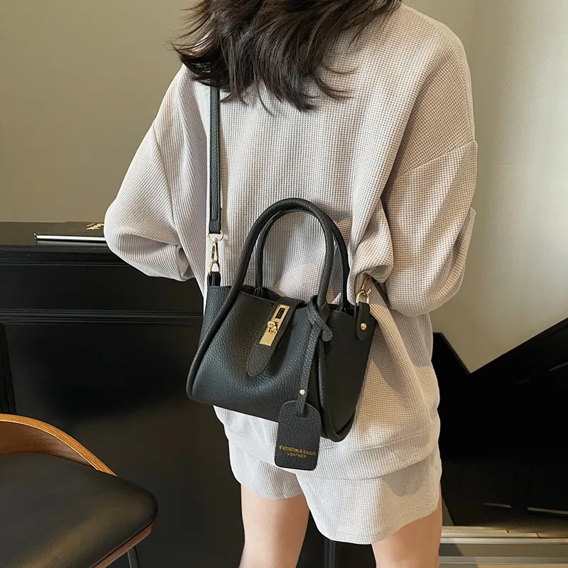 Yalu PU Crossbody Handbag Regular Women's Black/Gray/Khaki/Pink-5