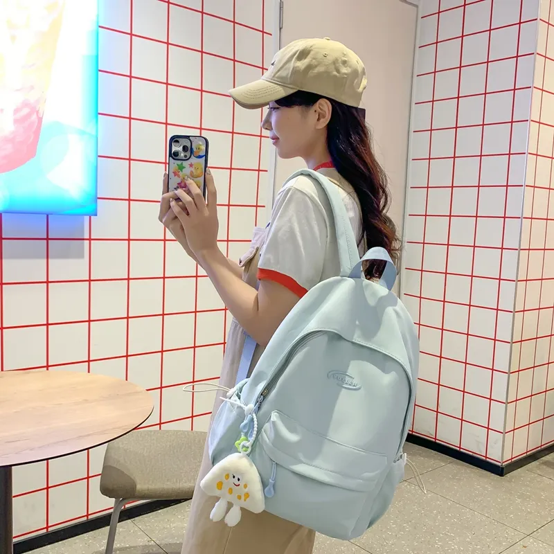 Yalu Nylon Backpack Large Size Unisex Multicolor-20