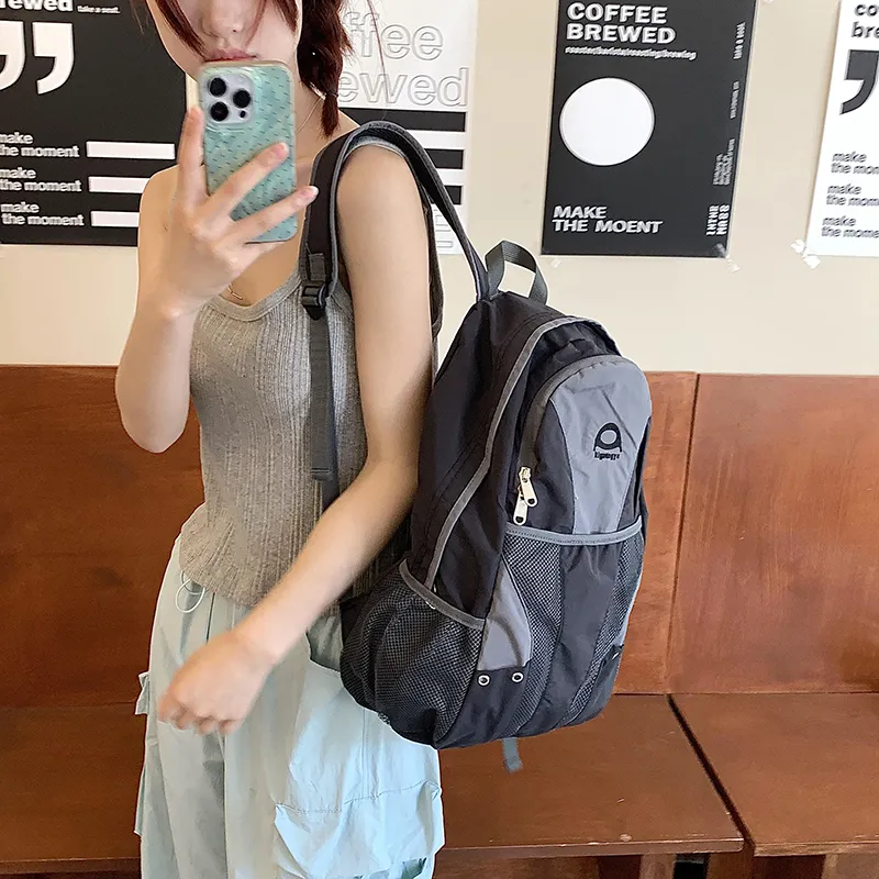 Yalu Nylon Backpack Unisex Multicolor-20