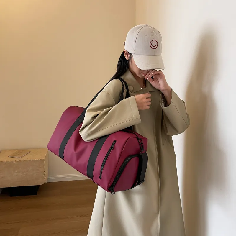 Yalu Nylon Travel Bag Unisex Multicolor-15