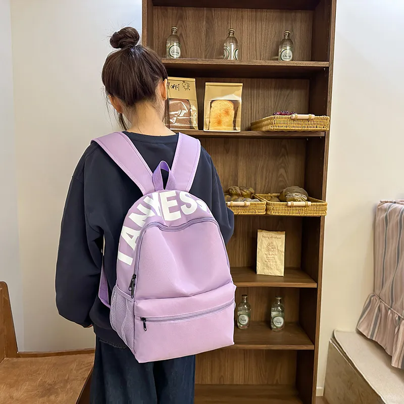 Yalu Nylon Backpack Unisex Multicolor-29