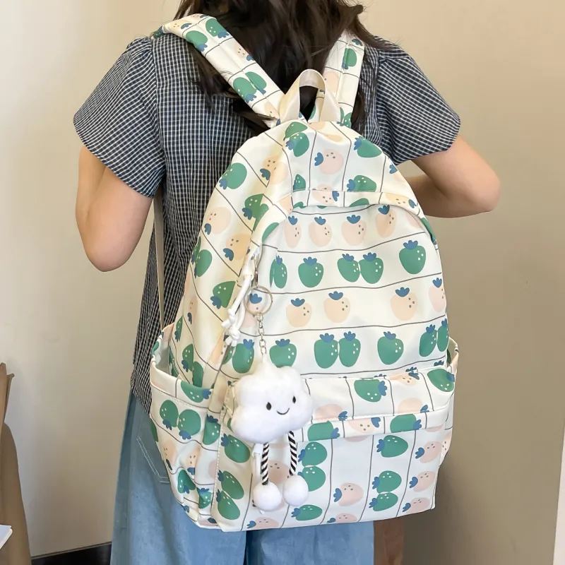 Yalu Nylon Backpack Unisex Multicolor-18