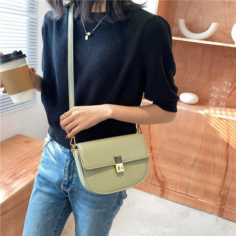 Yalu PU Shoulder Bag, Crossbody Bag Regular Women's Khaki/White/Black/Gray/Yellow/Green-38