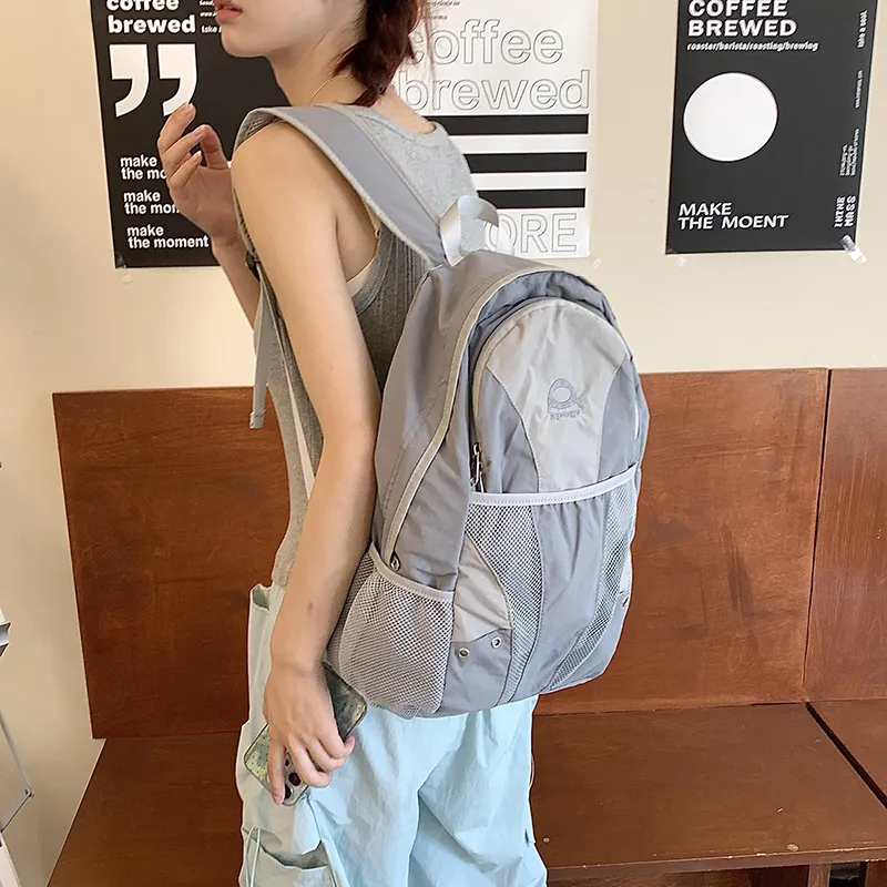 Yalu Nylon Backpack Unisex Multicolor-9