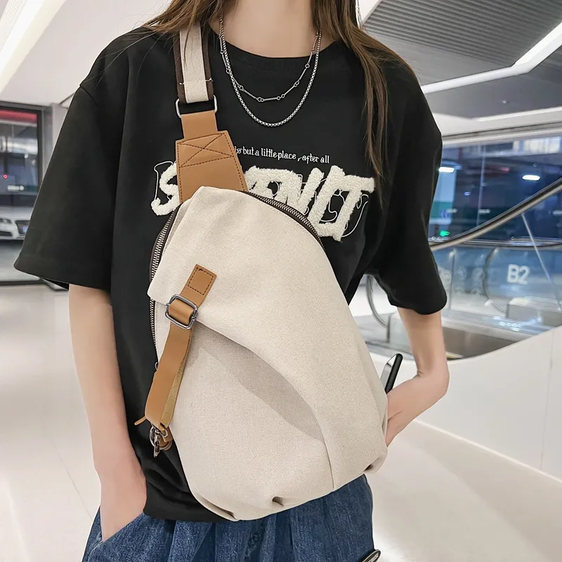 Yalu Nylon Sling Bag Regular Unisex Multicolor-26