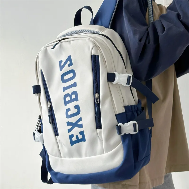 Yalu Nylon Backpack Regular Unisex Multicolor-10