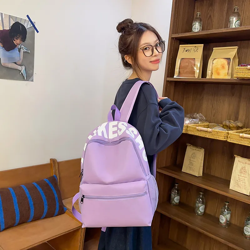 Yalu Nylon Backpack Unisex Multicolor-32