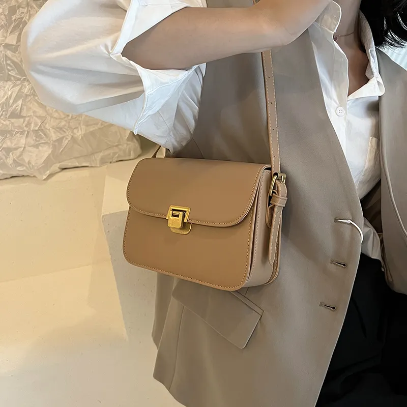 Yalu PU Crossbody Bag, Shoulder Bag Women's Ivory/Black/Khaki/Dark Brown/Coffee-20
