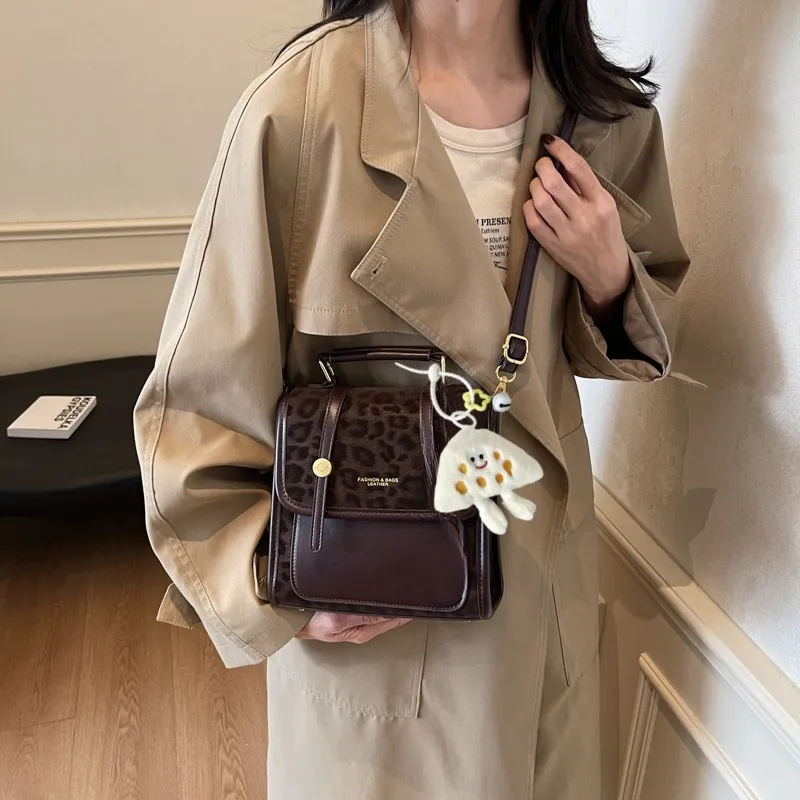 Yalu PU Backpack Women's Light Brown/Dark Brown/Coffee-14