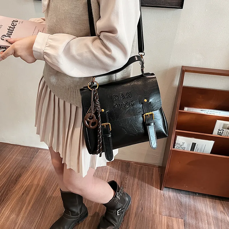 Yalu PU Backpack Regular Women's White/Black/Coffee/Brown-11