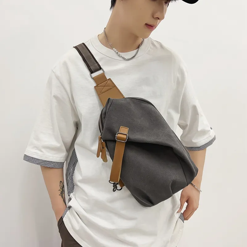 Yalu Nylon Sling Bag Regular Unisex Multicolor-20