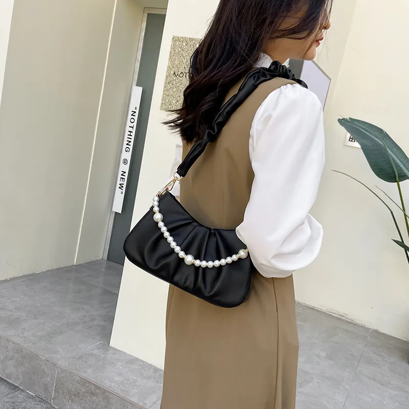Yalu PU Crossbody Bag Regular Women's White/Ecru/Pink/Green/Black-19