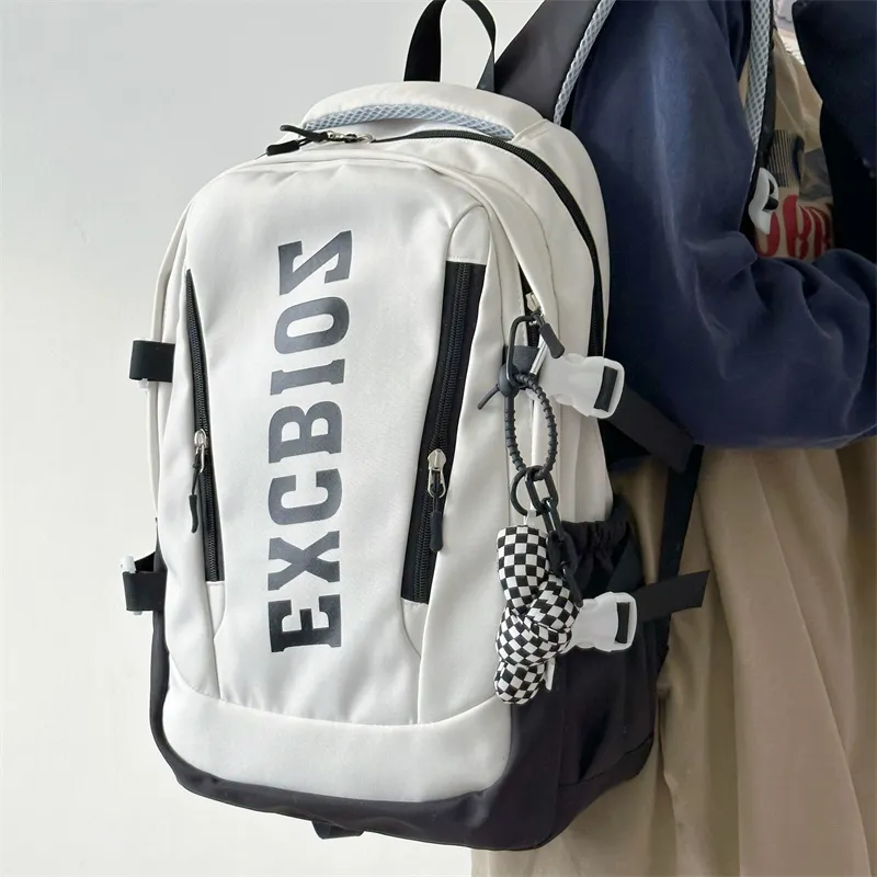 Yalu Nylon Backpack Regular Unisex Multicolor-21