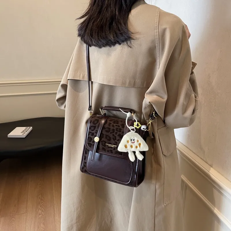 Yalu PU Backpack Women's Light Brown/Dark Brown/Coffee-13