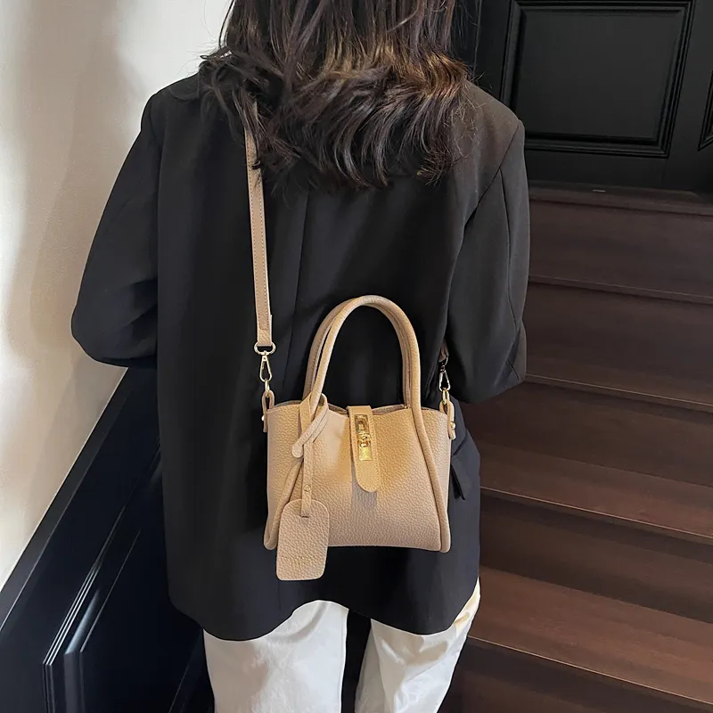 Yalu PU Crossbody Handbag Regular Women's Black/Gray/Khaki/Pink-17