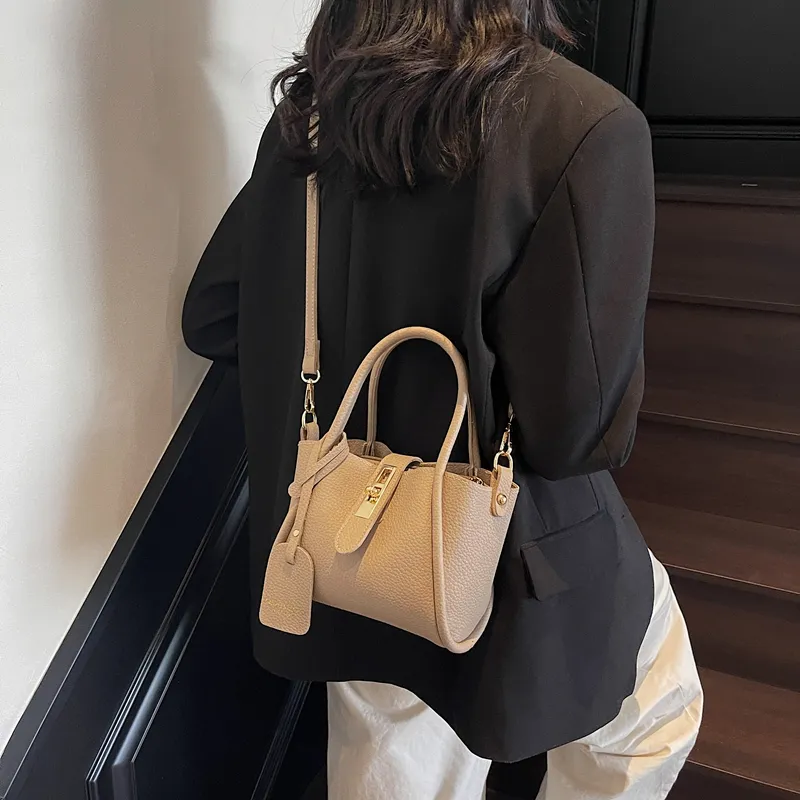 Yalu PU Crossbody Handbag Regular Women's Black/Gray/Khaki/Pink-18