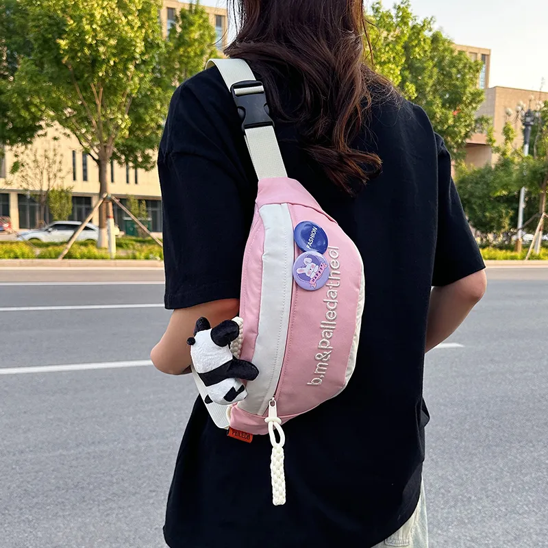 Yalu Nylon Sling Bag Regular Unisex Multicolor-30