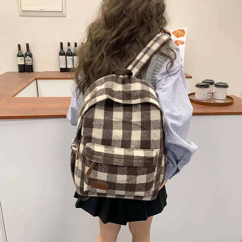 Yalu Nylon Backpack Unisex Multicolor-33