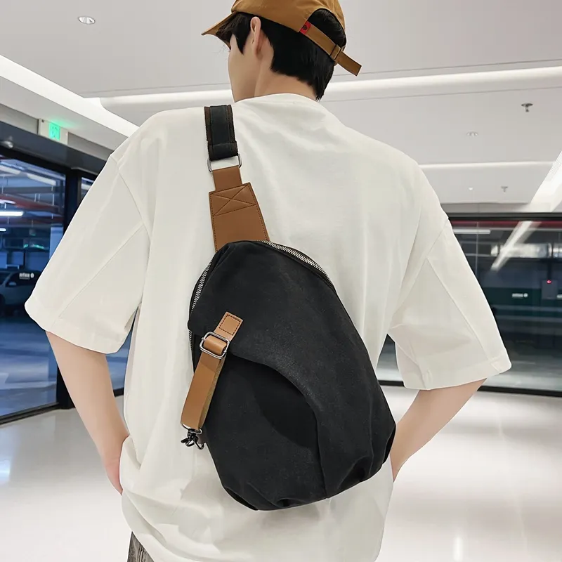 Yalu Nylon Sling Bag Regular Unisex Multicolor-10