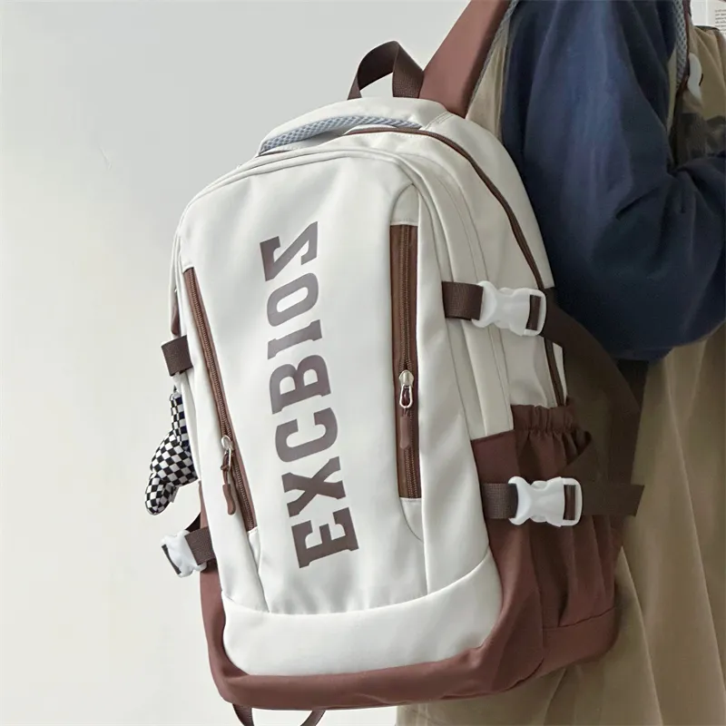 Yalu Nylon Backpack Regular Unisex Multicolor-5