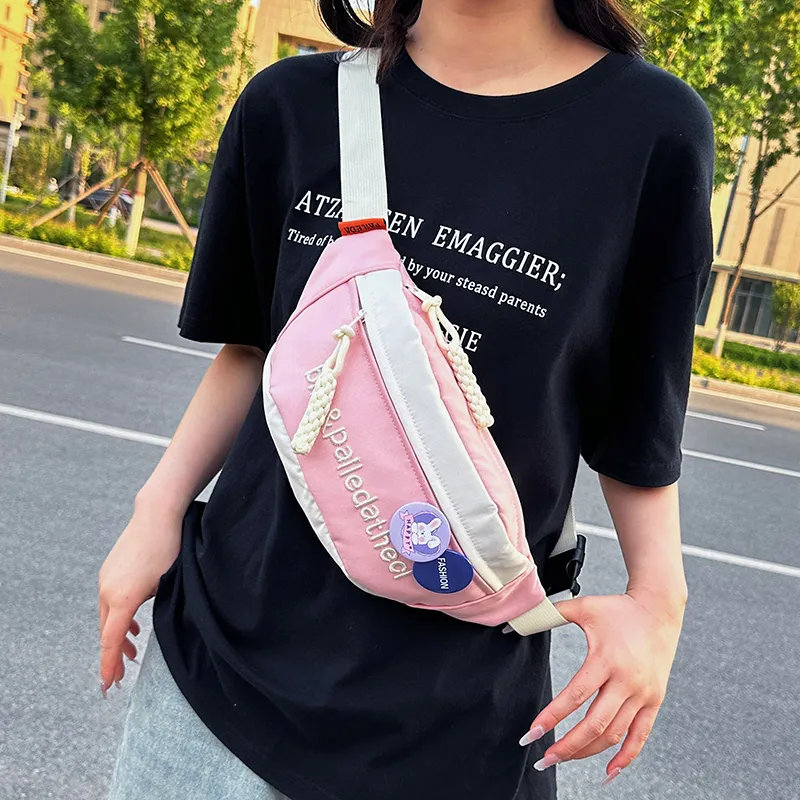 Yalu Nylon Sling Bag Regular Unisex Multicolor-34