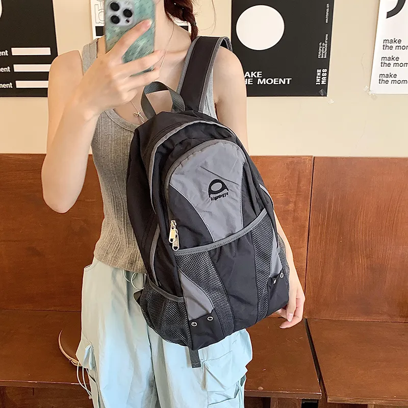 Yalu Nylon Backpack Unisex Multicolor-15