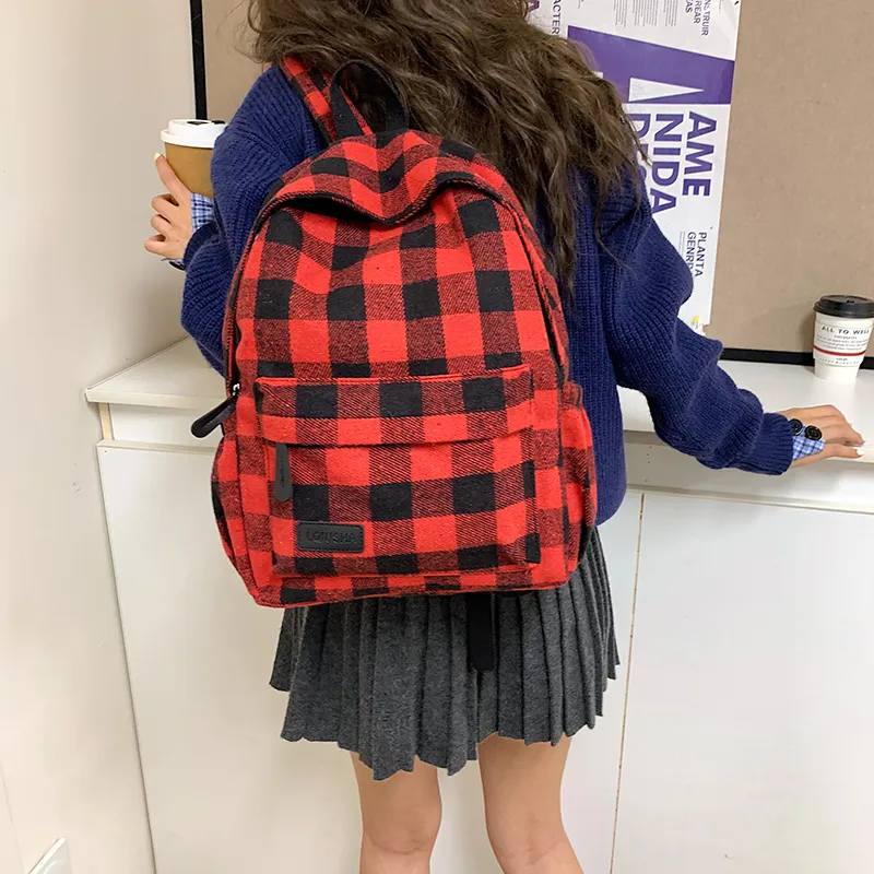 Yalu Nylon Backpack Unisex Multicolor-9