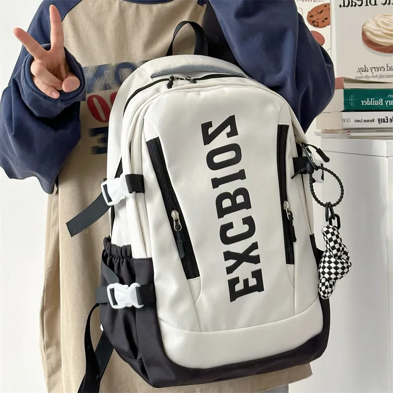 Yalu Nylon Backpack Regular Unisex Multicolor-22