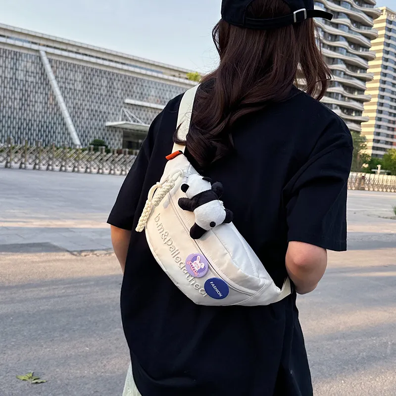 Yalu Nylon Sling Bag Regular Unisex Multicolor-40