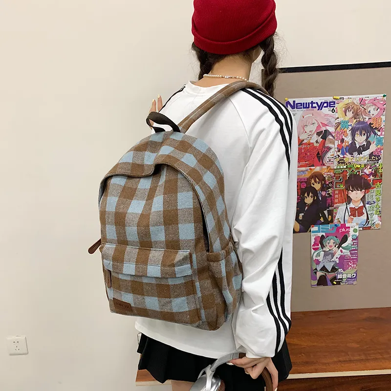 Yalu Nylon Backpack Unisex Multicolor-22
