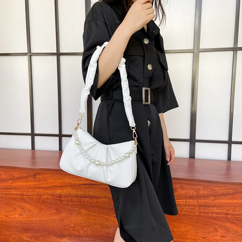 Yalu PU Crossbody Bag Regular Women's White/Ecru/Pink/Green/Black-6