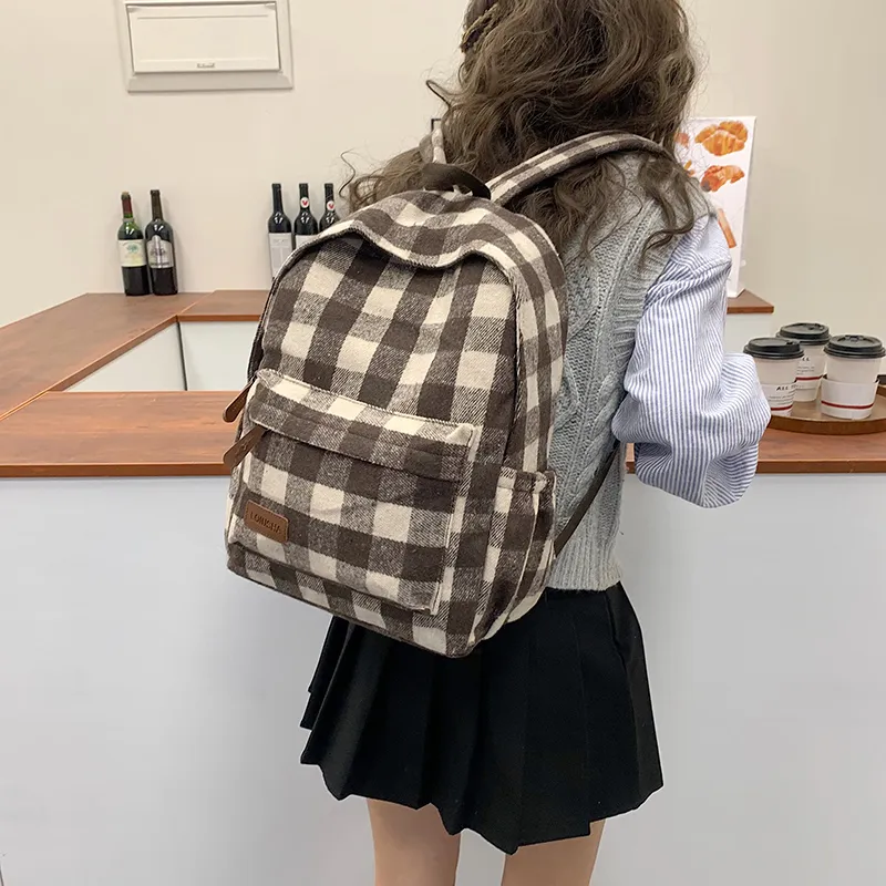 Yalu Nylon Backpack Unisex Multicolor-34