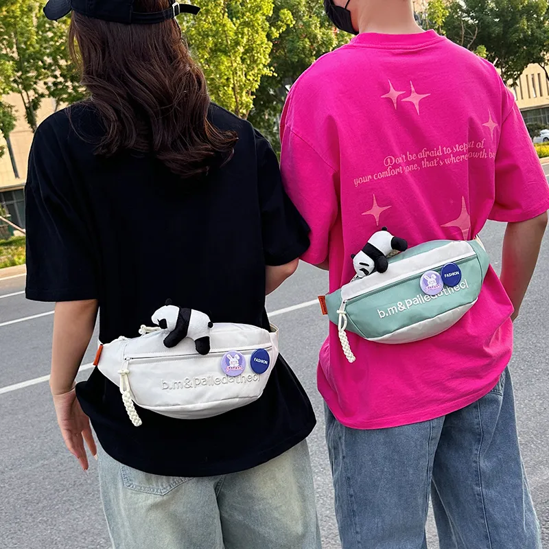Yalu Nylon Sling Bag Regular Unisex Multicolor-37
