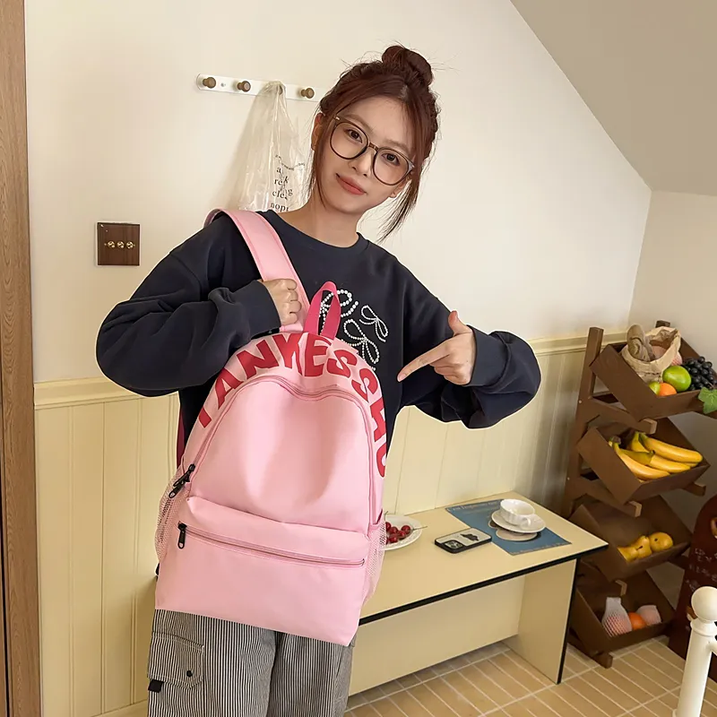Yalu Nylon Backpack Unisex Multicolor-40
