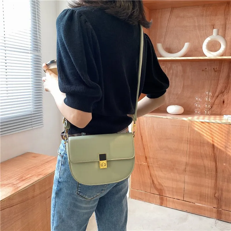 Yalu PU Shoulder Bag, Crossbody Bag Regular Women's Khaki/White/Black/Gray/Yellow/Green-37