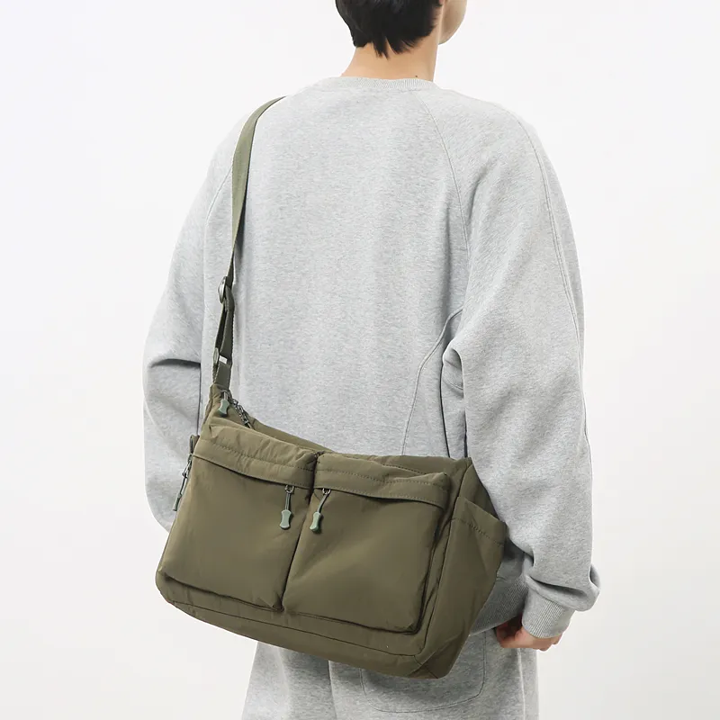 Yalu Nylon Tote Bag, Shoulder Bag Regular Unisex Multicolor-10