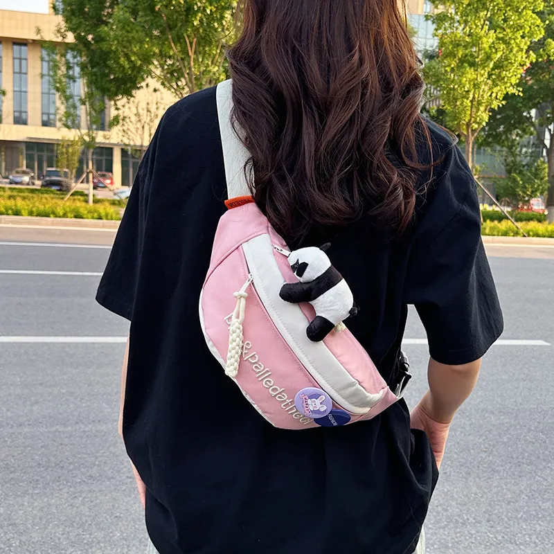 Yalu Nylon Sling Bag Regular Unisex Multicolor-32