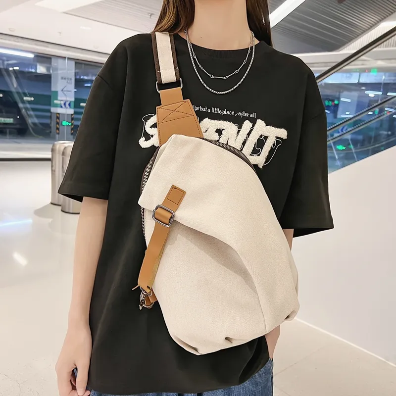 Yalu Nylon Sling Bag Regular Unisex Multicolor-22