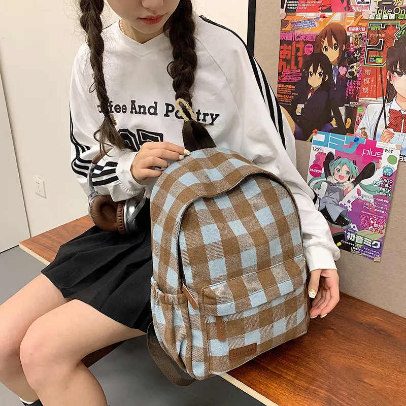 Yalu Nylon Backpack Unisex Multicolor-27