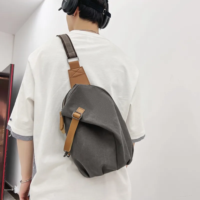 Yalu Nylon Sling Bag Regular Unisex Multicolor-19