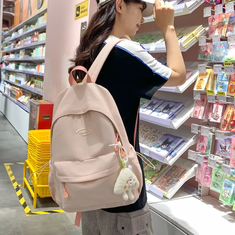 Yalu Nylon Backpack Large Size Unisex Multicolor-30