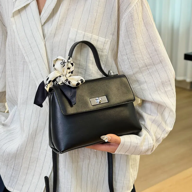 Yalu PU Crossbody One Shoulder Handbag Women's White/Ecru/Black/Gray-23