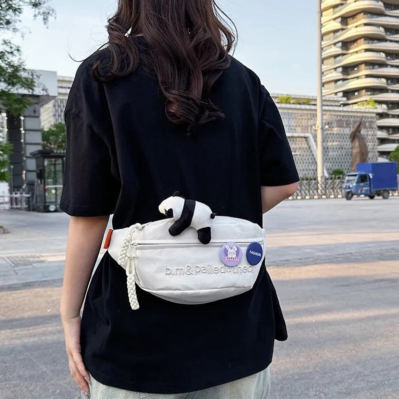 Yalu Nylon Sling Bag Regular Unisex Multicolor-41