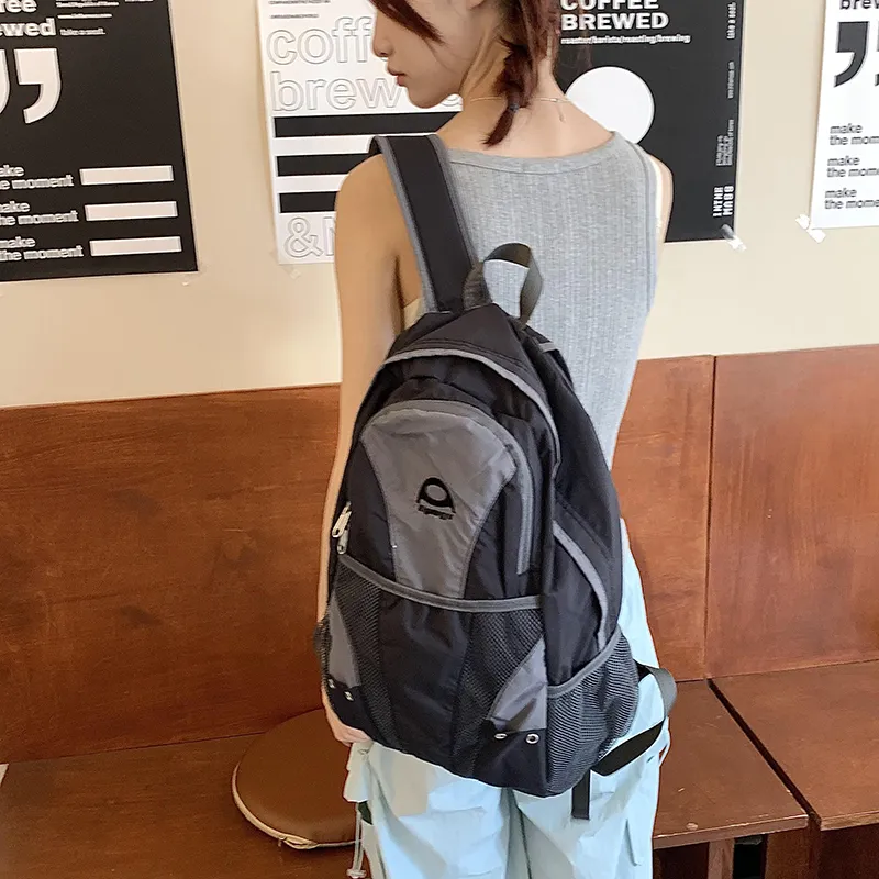 Yalu Nylon Backpack Unisex Multicolor-18