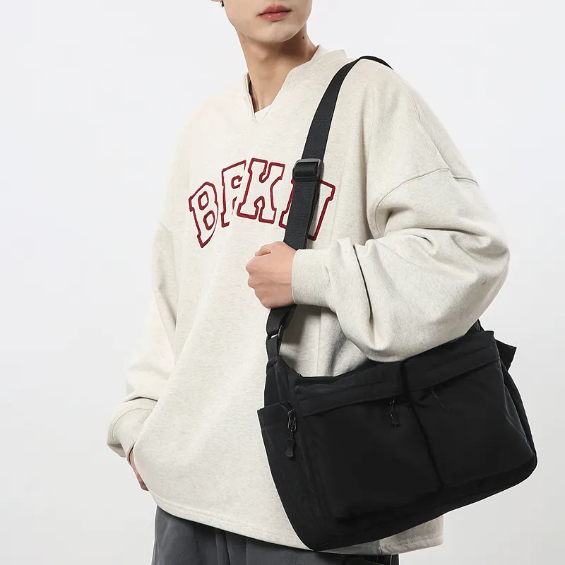 Yalu Nylon Tote Bag, Shoulder Bag Regular Unisex Multicolor-5